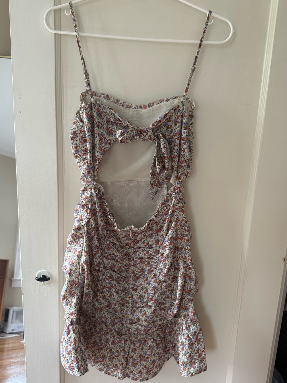 Fashion Nova Spring Into Beauty Floral Mini Dress Coquette Bodycon Cottage S - Picture 2 of 12